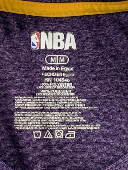 Los Angeles Lakers Shirt Mens Medium NBA Basketball Polyester Lightweight Tee