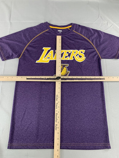 Los Angeles Lakers Shirt Mens Medium NBA Basketball Polyester Lightweight Tee