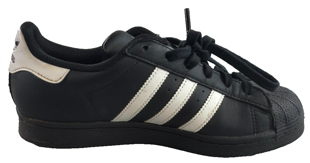 Adidas Superstar EF5398 Black White Gold GS 5.5Y Womens 7 Shell Toe Originals