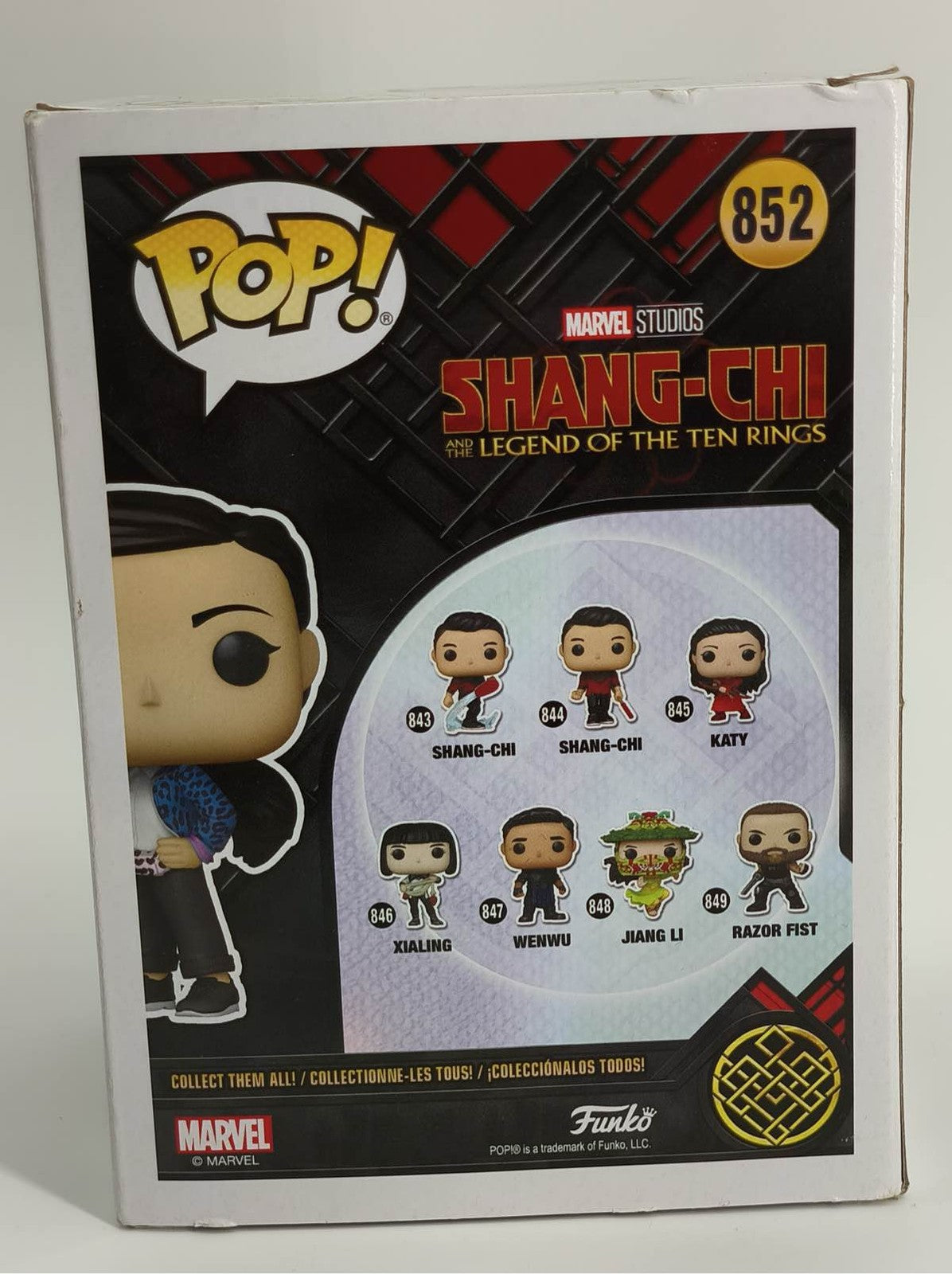 Funko Pop Katy 852 Target Exclusive Marvel Shang-Chi Bobblehead Vinyl Figure Dis