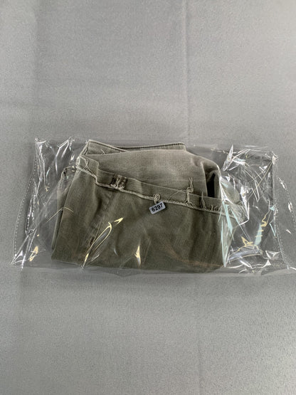 American Eagle Shorts Womens 4 Green Super Super Stretch Distressed Denim Cutoff