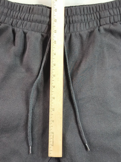 Mickey Mouse Black Jogger Pants L (12 14) Graphic Sweatpants Streetwear