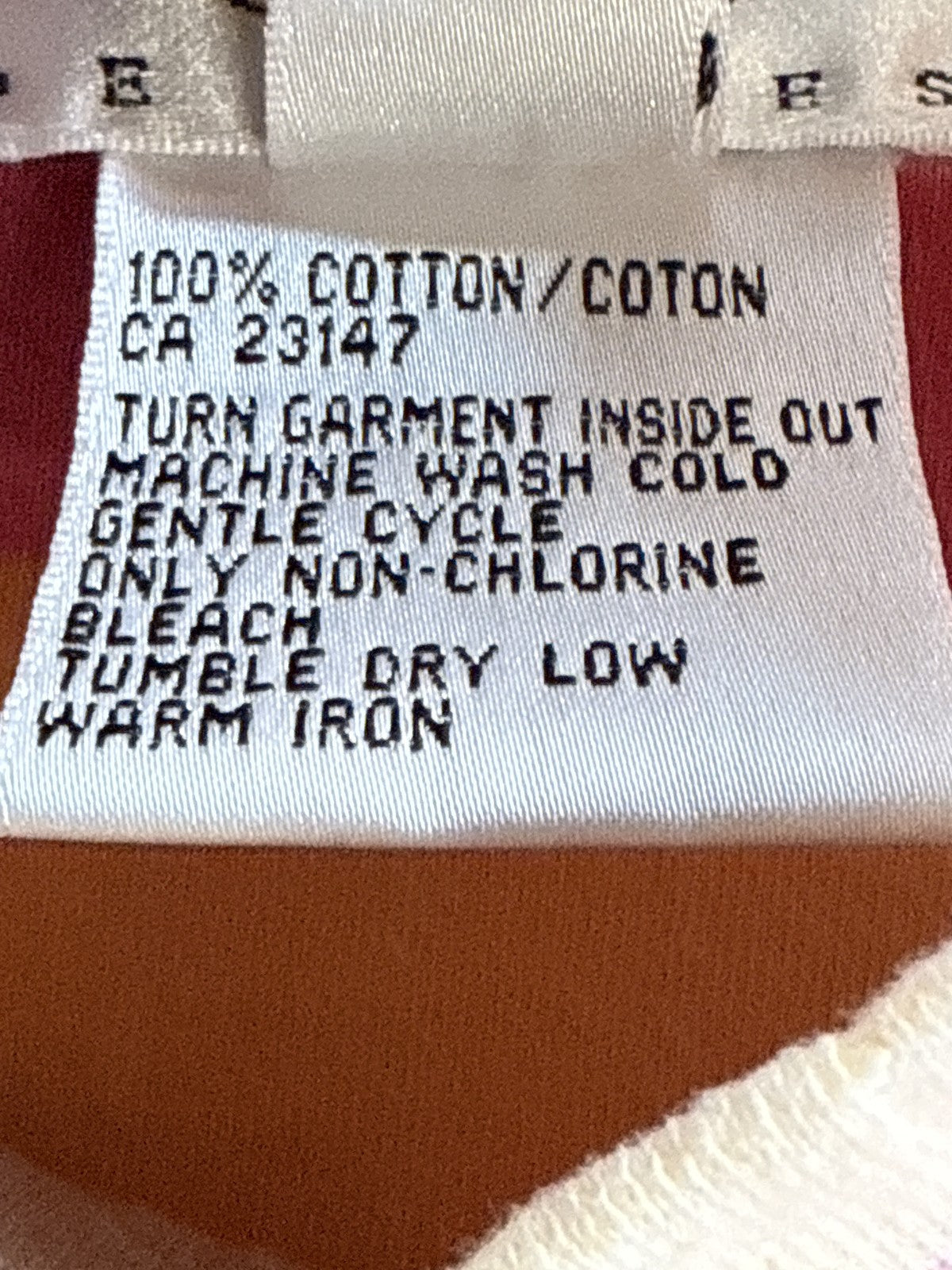 Talbots Striped Pullover Sweater Womens S Multicolor 100% Cotton High Neck Long