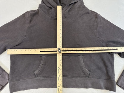 Old Navy Pullover Hoodie XXL Gray Cotton Relaxed Fit Kangaroo Pocket Long