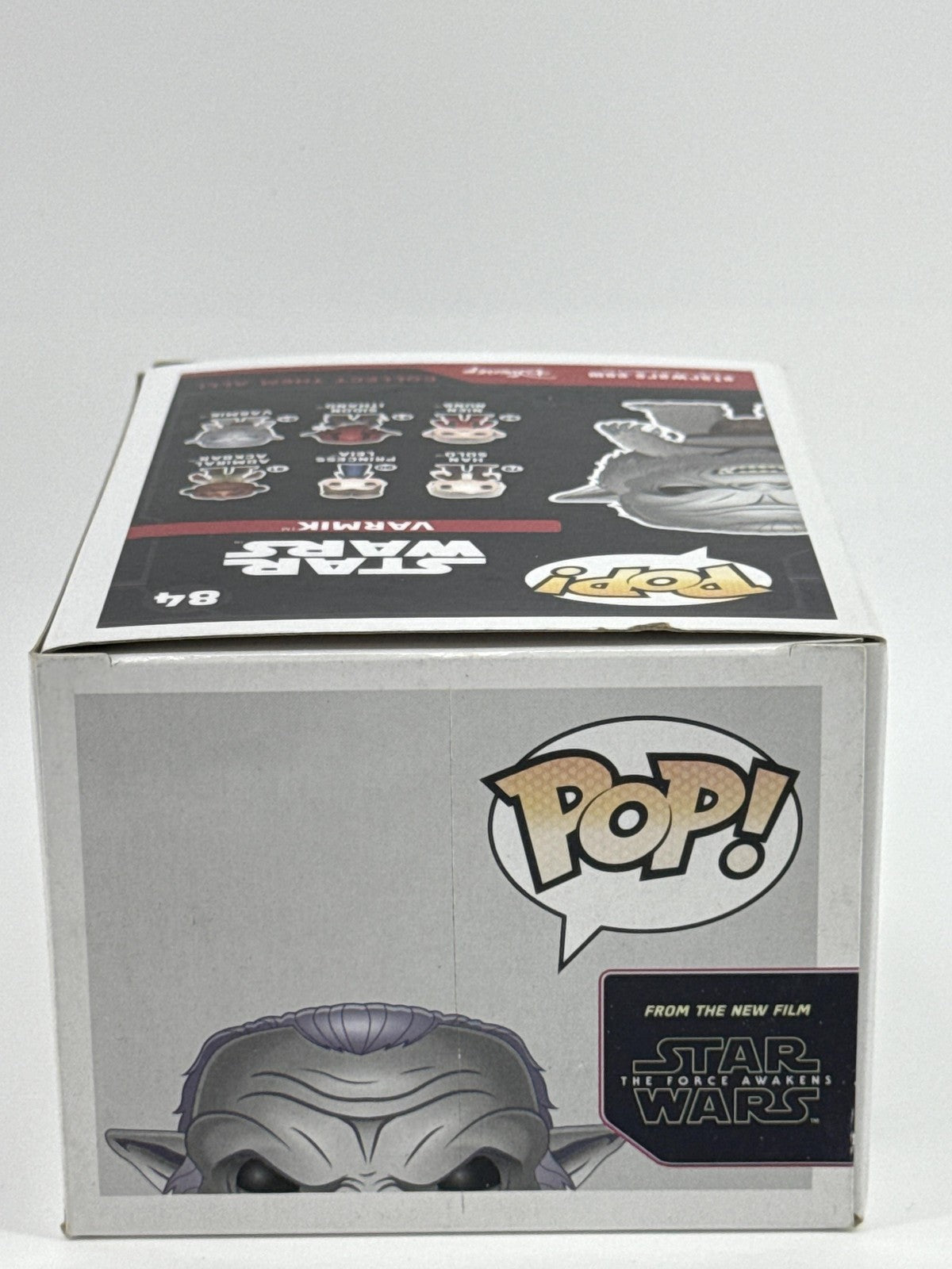 Star Wars Funko Pop Varmik #84 Gray Vinyl Bobble-Head Figure Force Awakens NWT