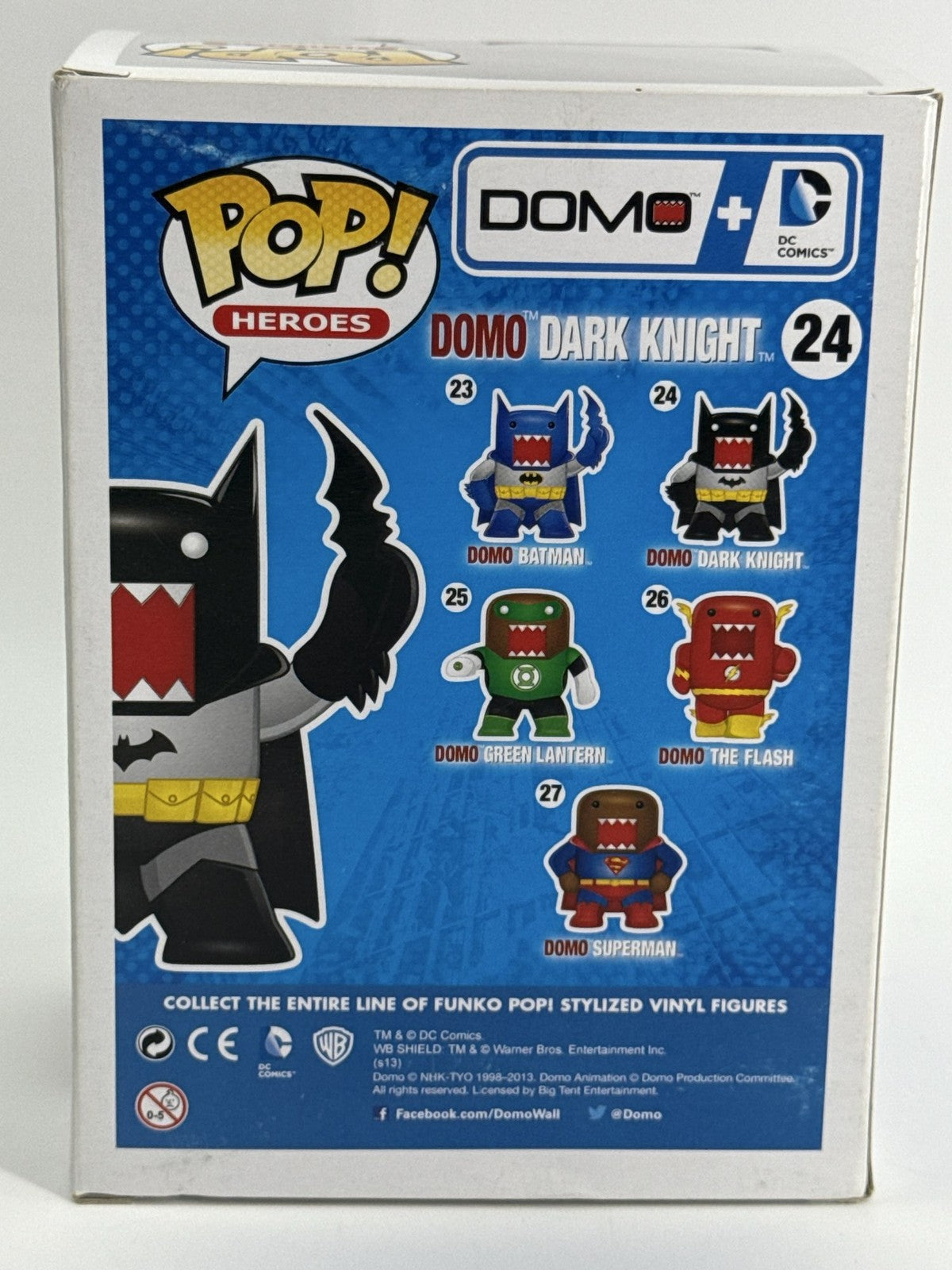 Funko Pop Domo Dark Knight 24 Batman DC Comics Vinyl Figure Displayed w/ Box