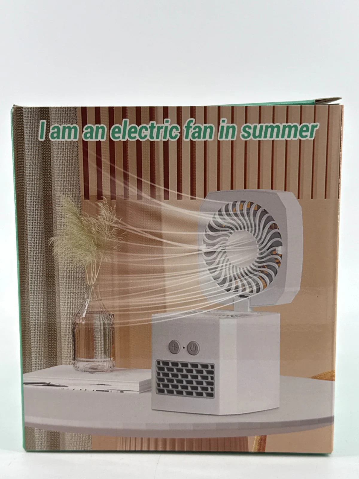 Mini Electric Heater Fan SGN-2203 Pink 2-in-1 Portable Quiet Desk Warmer Cooler