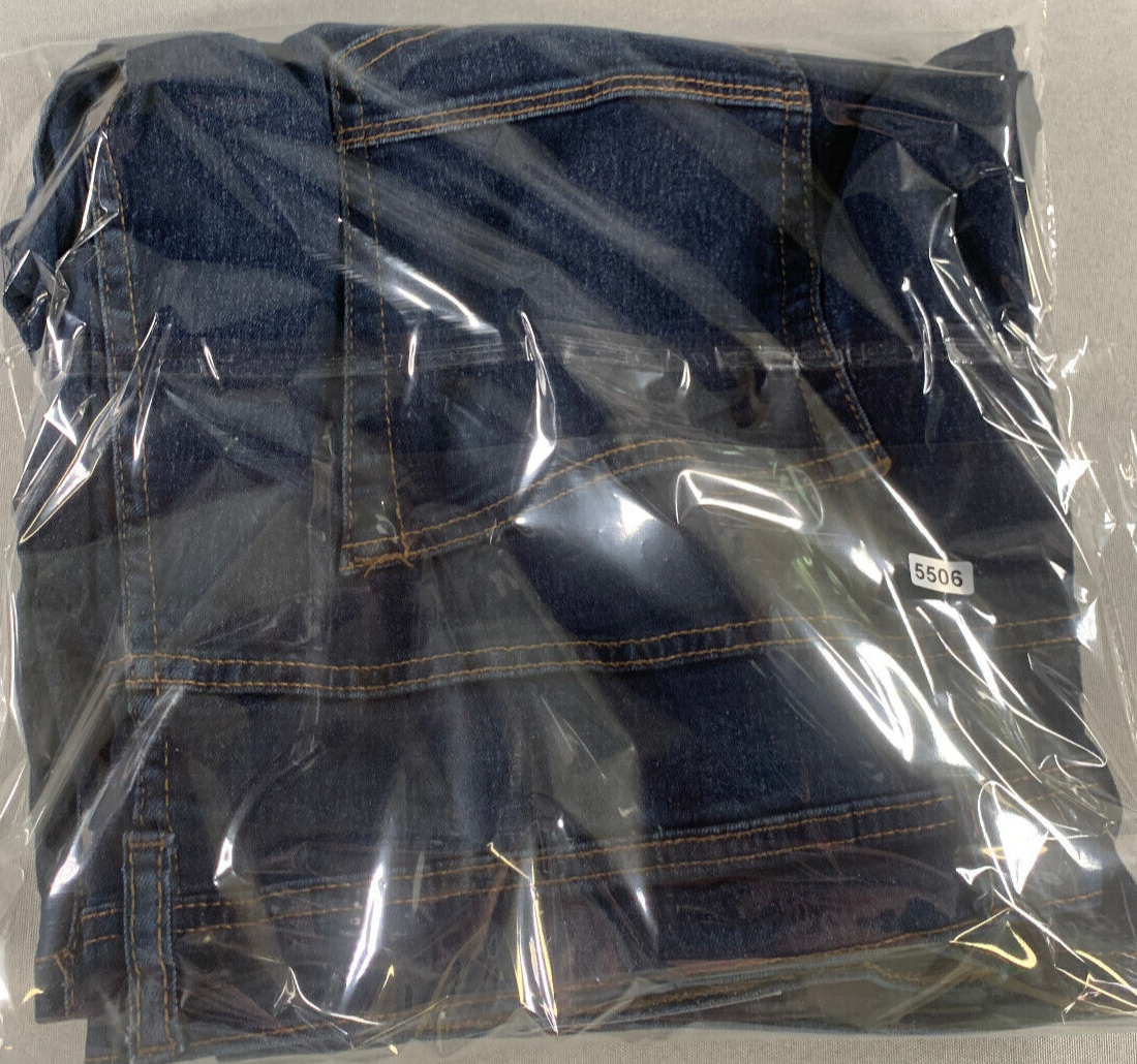Beverly Hills Polo Club Jean Shorts Men’s 42 Blue Denim Baggy Fit Casual Zip Fly
