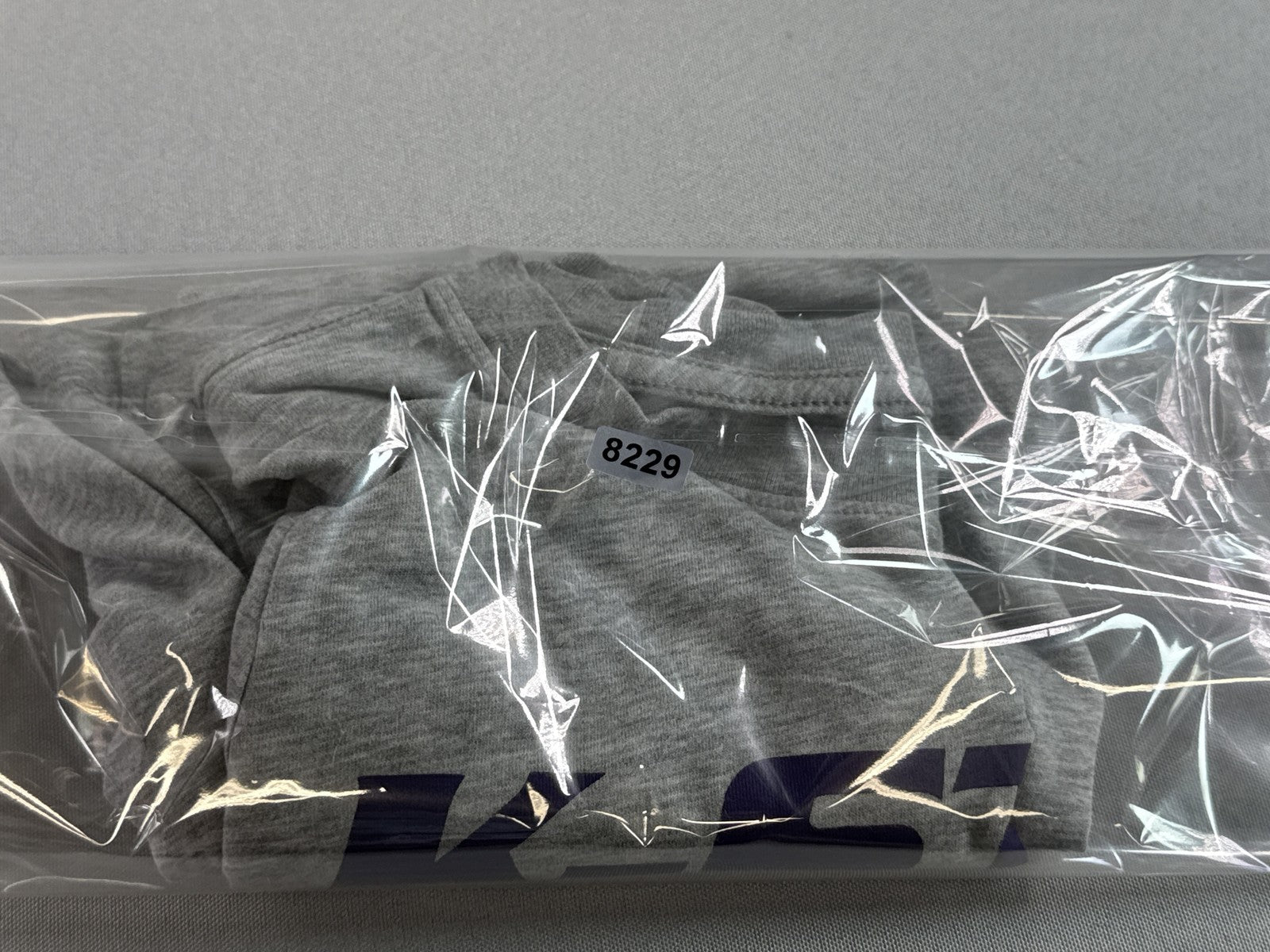 Nike K State Dri Fit Tee S Gray Polyester Athletic Crewneck Short Sleeve