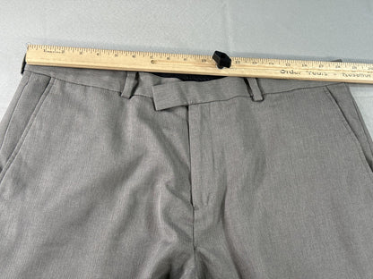 Kenneth Cole Reaction Slim Fit 38 X 30 Pants Dress 38x30 Gray 100% Polyester