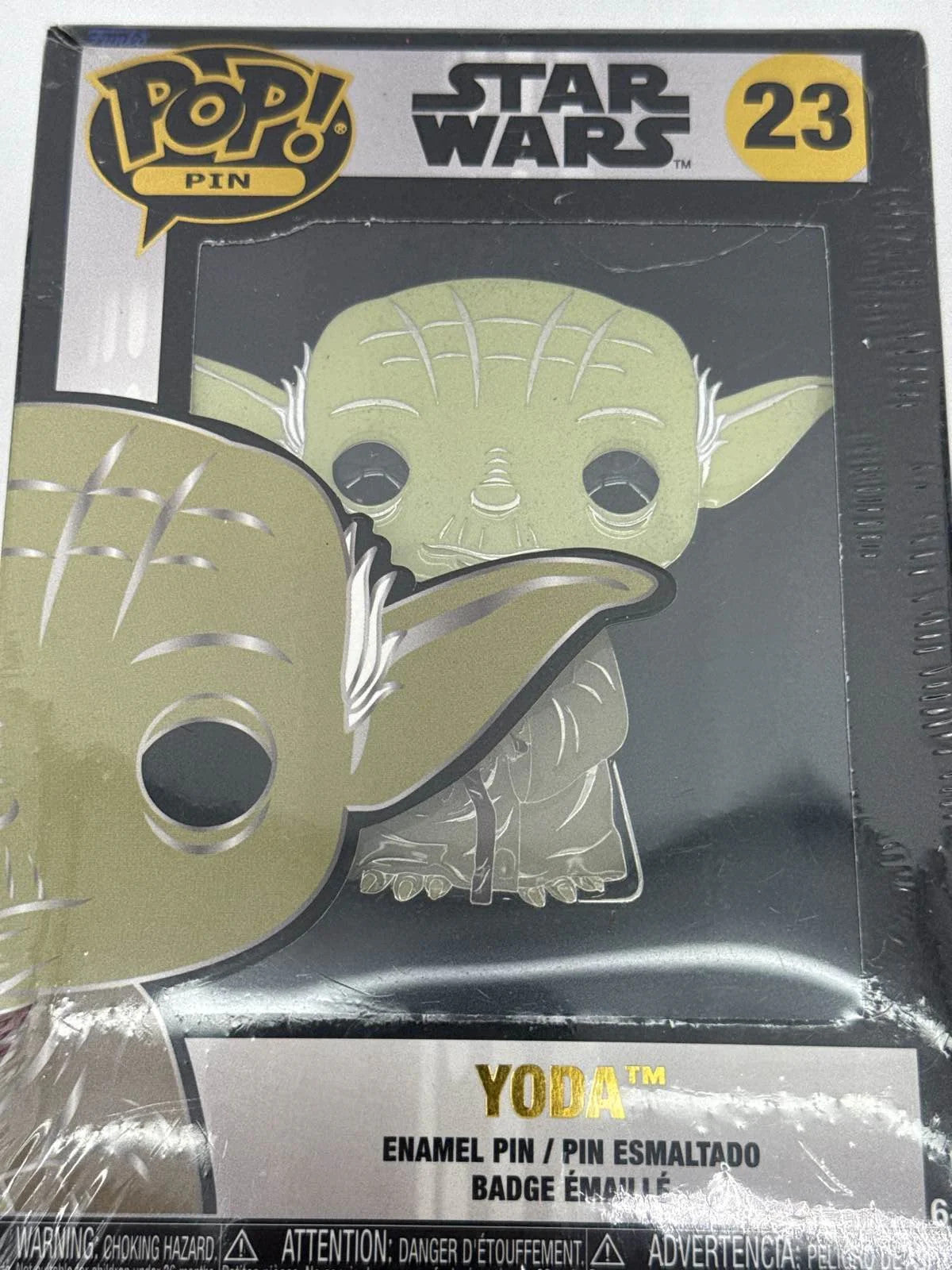 Funko POP! Pin Star Wars Yoda Enamel Pin #23 Disney Collectible Sealed Red NWT