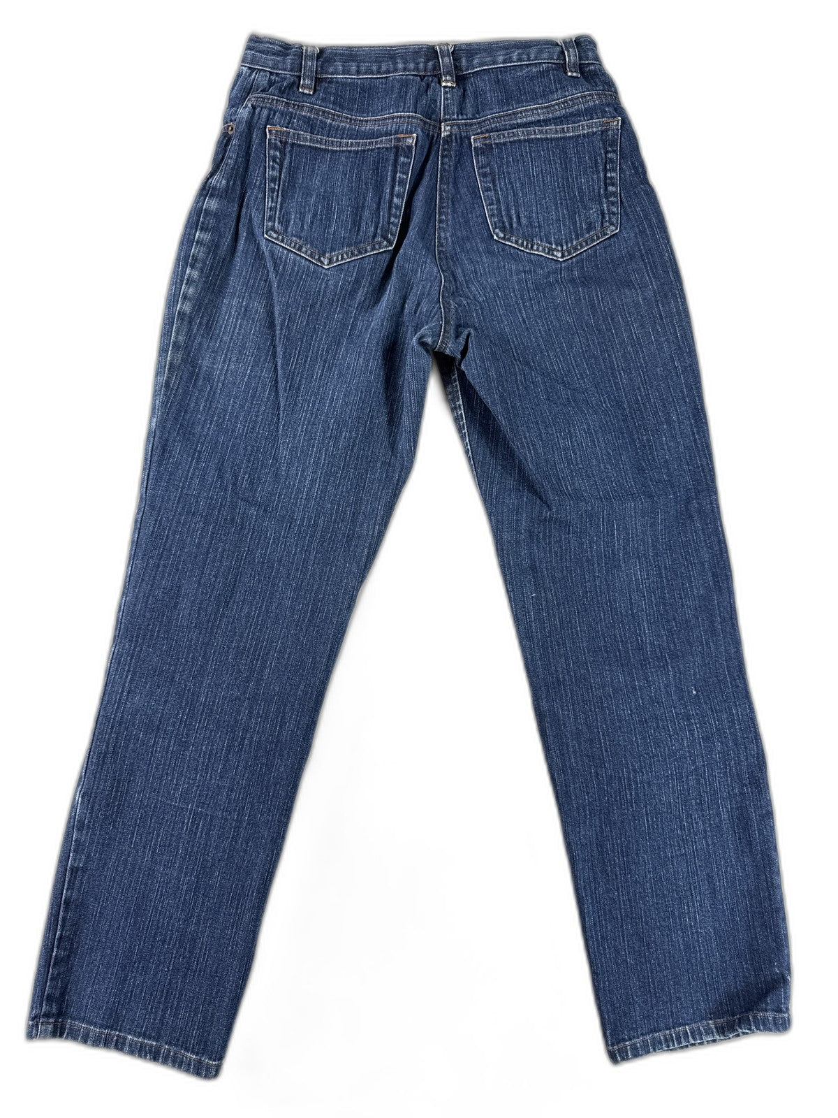 Ann Taylor Classic Straight Leg Jeans Womens 2P Blue Cotton Spandex Stretch Slim