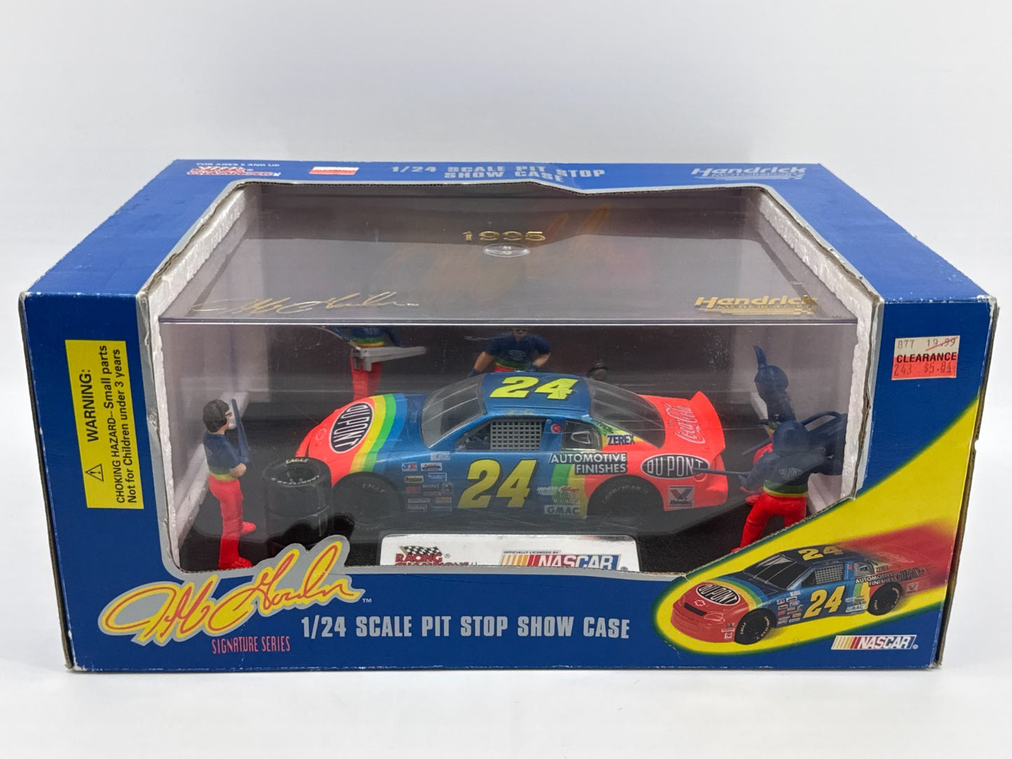 Jeff Gordon 24 DuPont 1:24 Pit Stop Diorama Racing Champions 1995 NASCAR 124 NWT