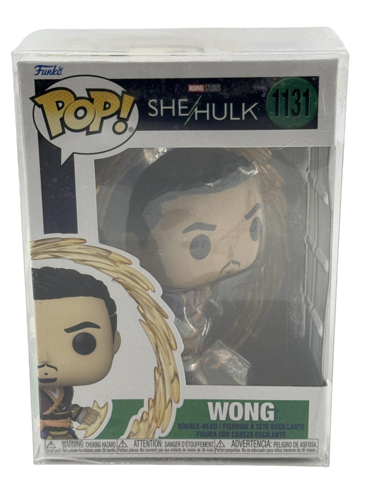 Funko Pop Marvel She-Hulk Wong #1131 Vinyl Bobblehead Multicolor Protector Red