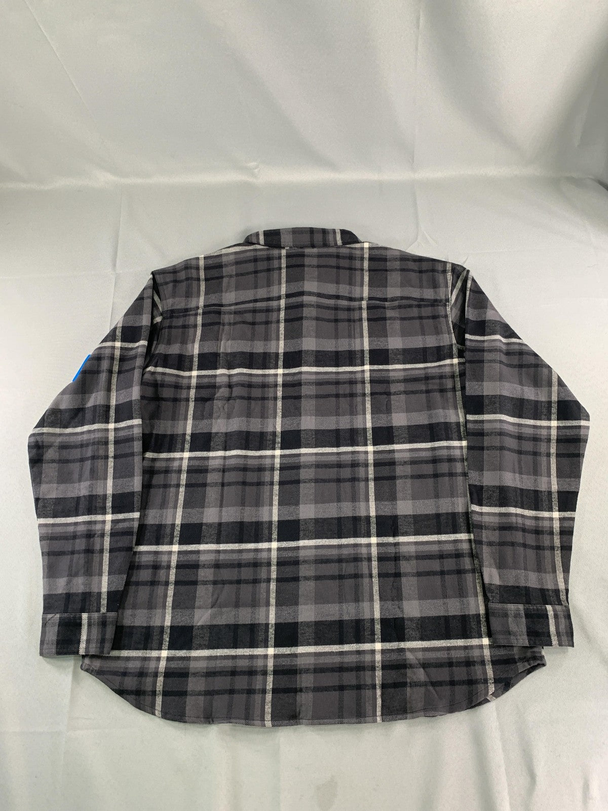 Columbia Shirt Mens XL Gray Plaid Pitchstone Heavyweight Flannel II Button Down