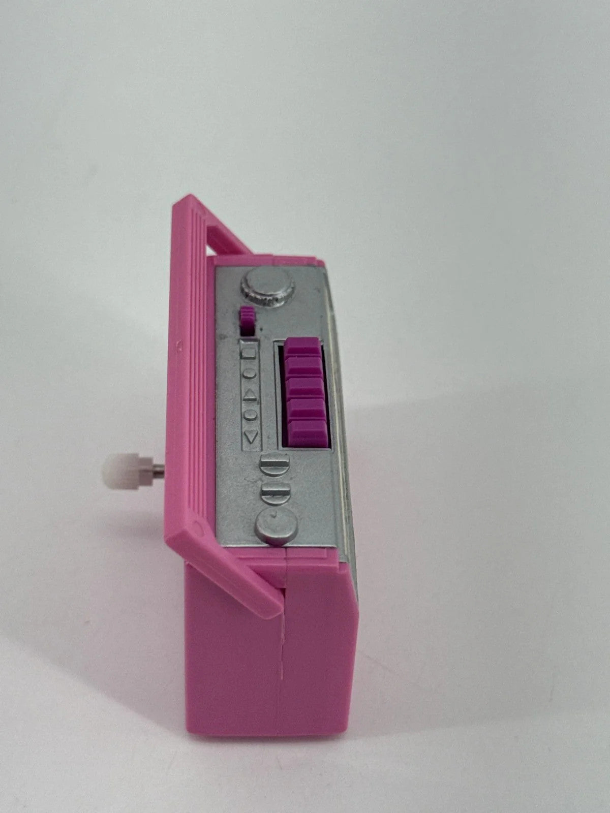 Barbie Pink Boombox Cassette Wind-Up 1980s Action Accents Radio Mattel Retro