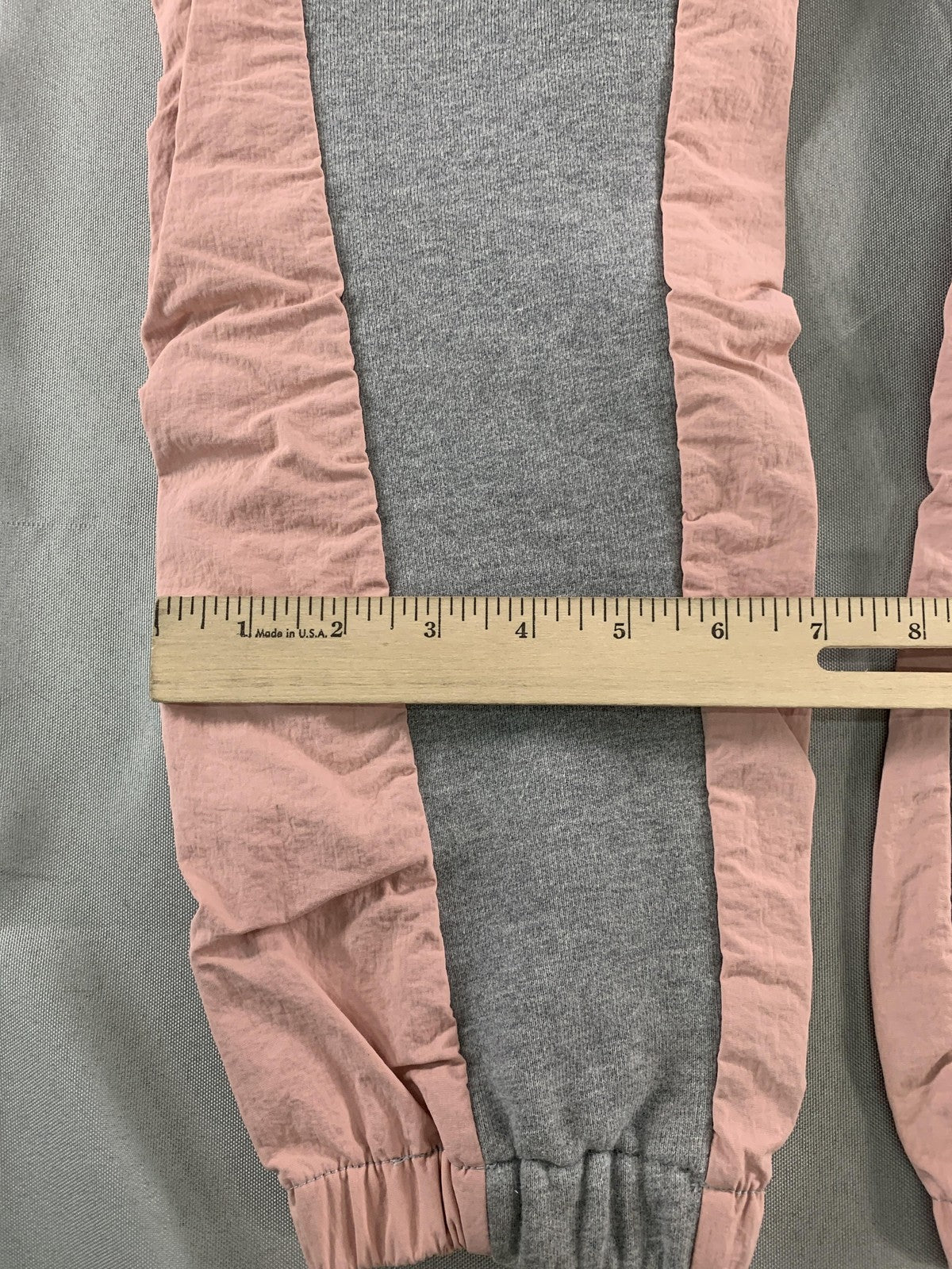 Zanerobe Jumpa Jogger Pants Mens 29 Gray Pink Colorblock Relaxed Fit Casual on