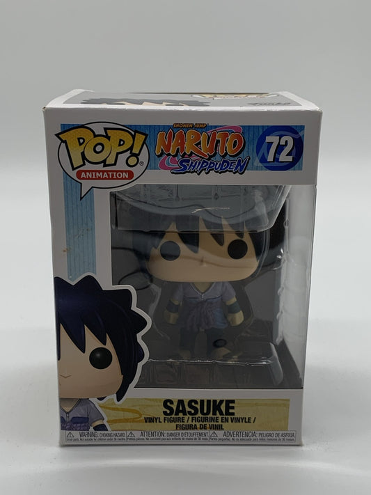 Funko Pop Sasuke #72 Naruto Shippuden Vinyl Figure | Anime Collectible | Damaged