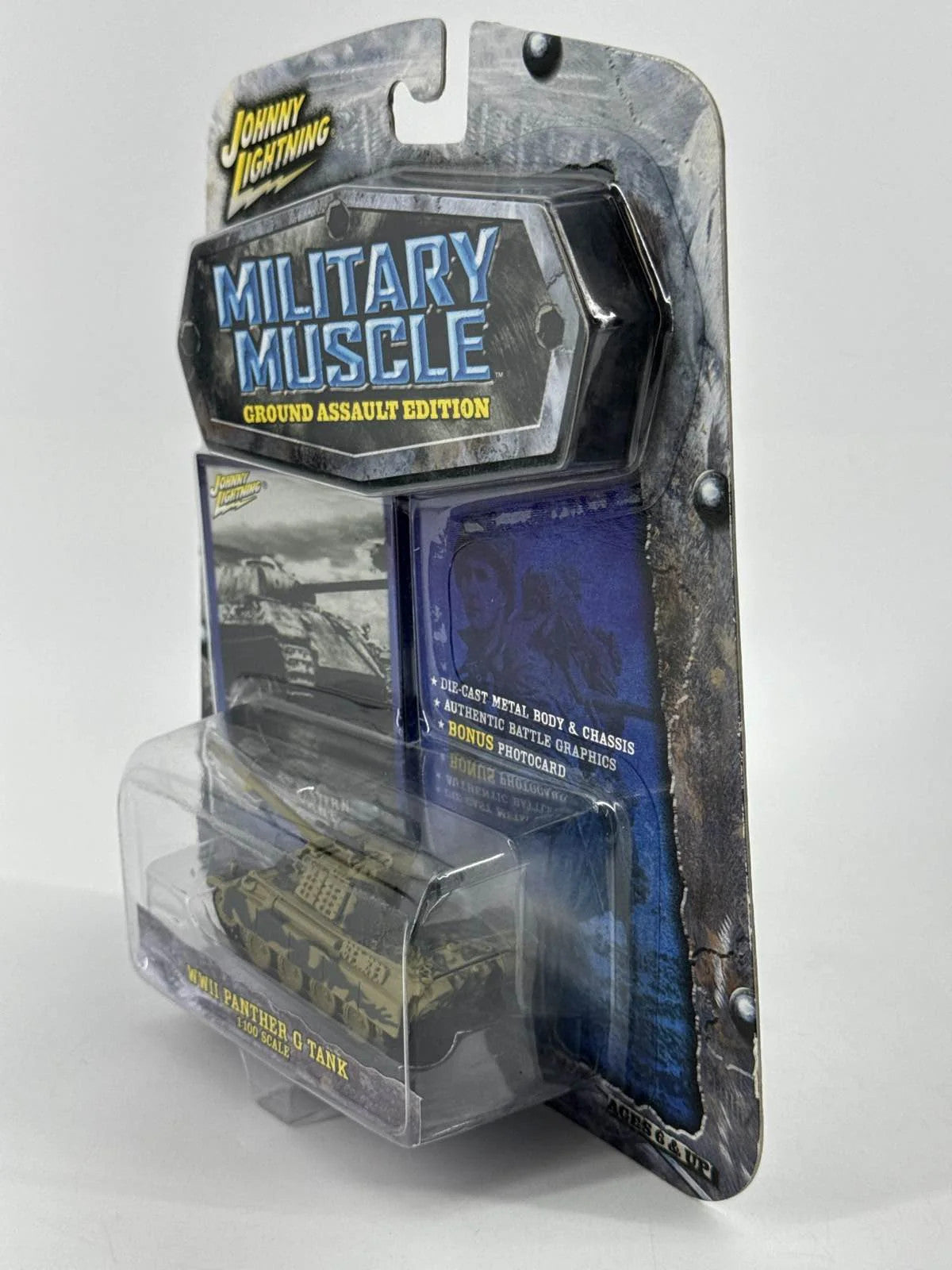 Johnny Lightning WWII Panther G Tank 1:100 Military Muscle Diecast Model New