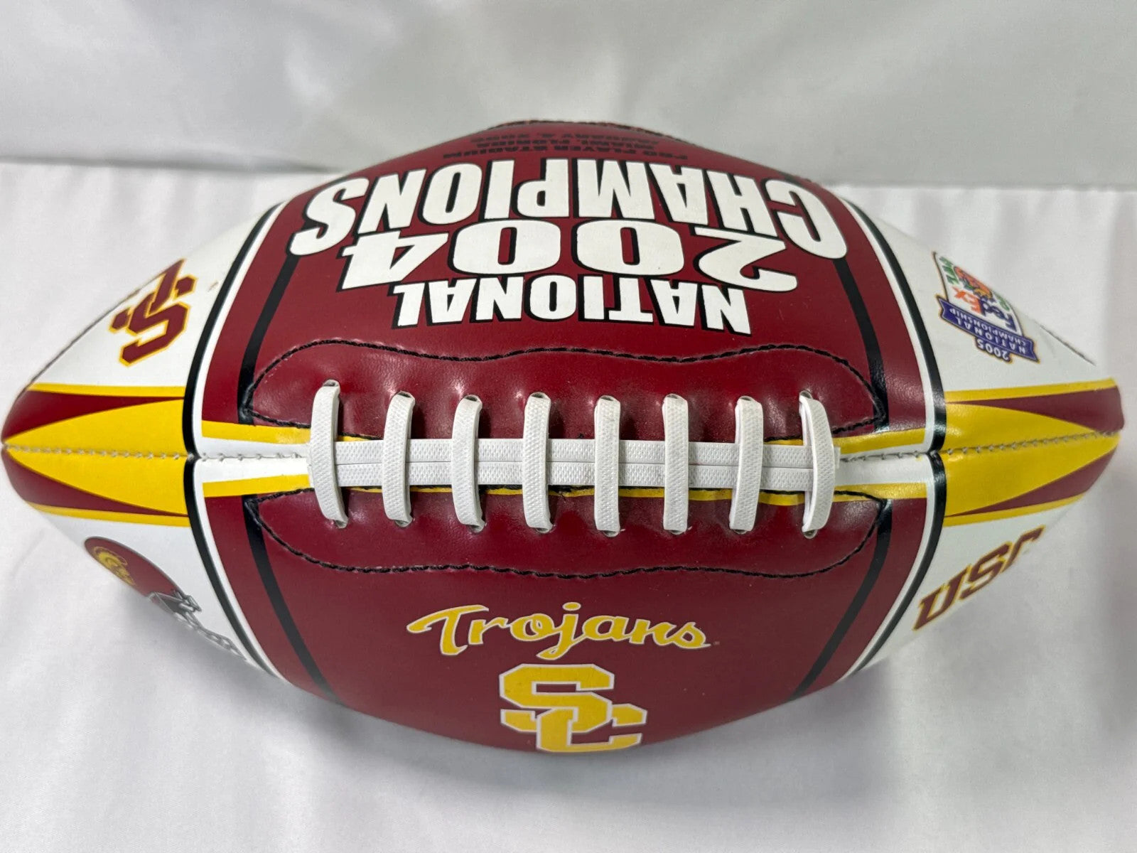 USC Trojans 2004 National Champions Football Rawlings Orange Bowl Souvenir