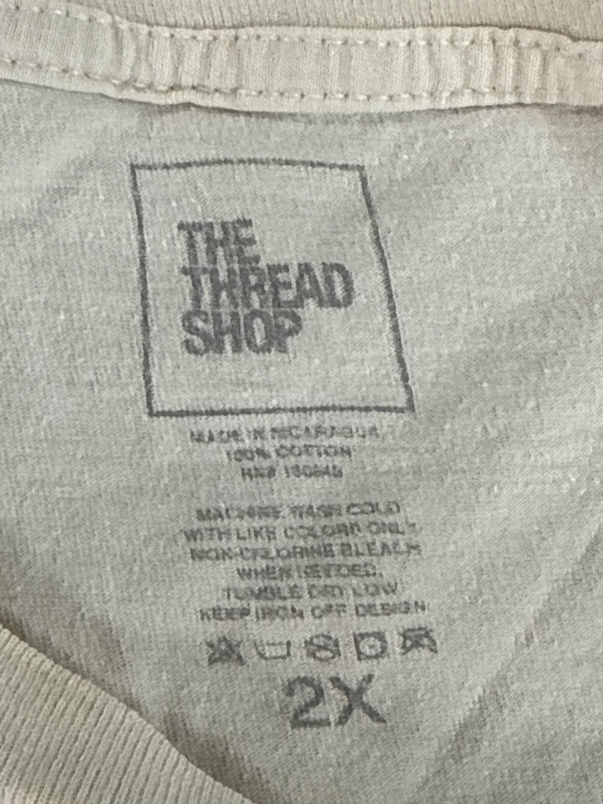 The Thread Shop Foreigner Band Tour Graphic Tee 2X White 100% Cotton Rock