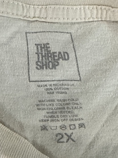 The Thread Shop Foreigner Band Tour Graphic Tee 2X White 100% Cotton Rock