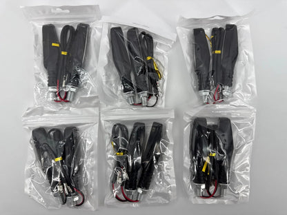 6x LED Turn Signal Lights Universal Amber Blinker Indicators Waterproof Moto