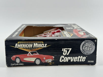 Ertl American Muscle 1957 Corvette 1:24 Diecast Kit Red 30300 NIB Easy Build