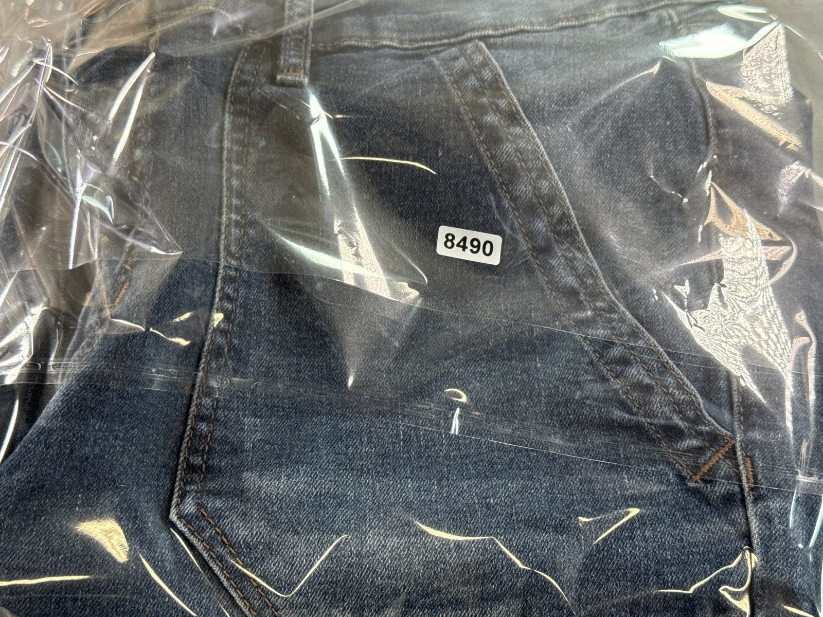 Nicole Miller York SOHO High Rise Slim Ankle Jeans 14 Blue Stretch Denim
