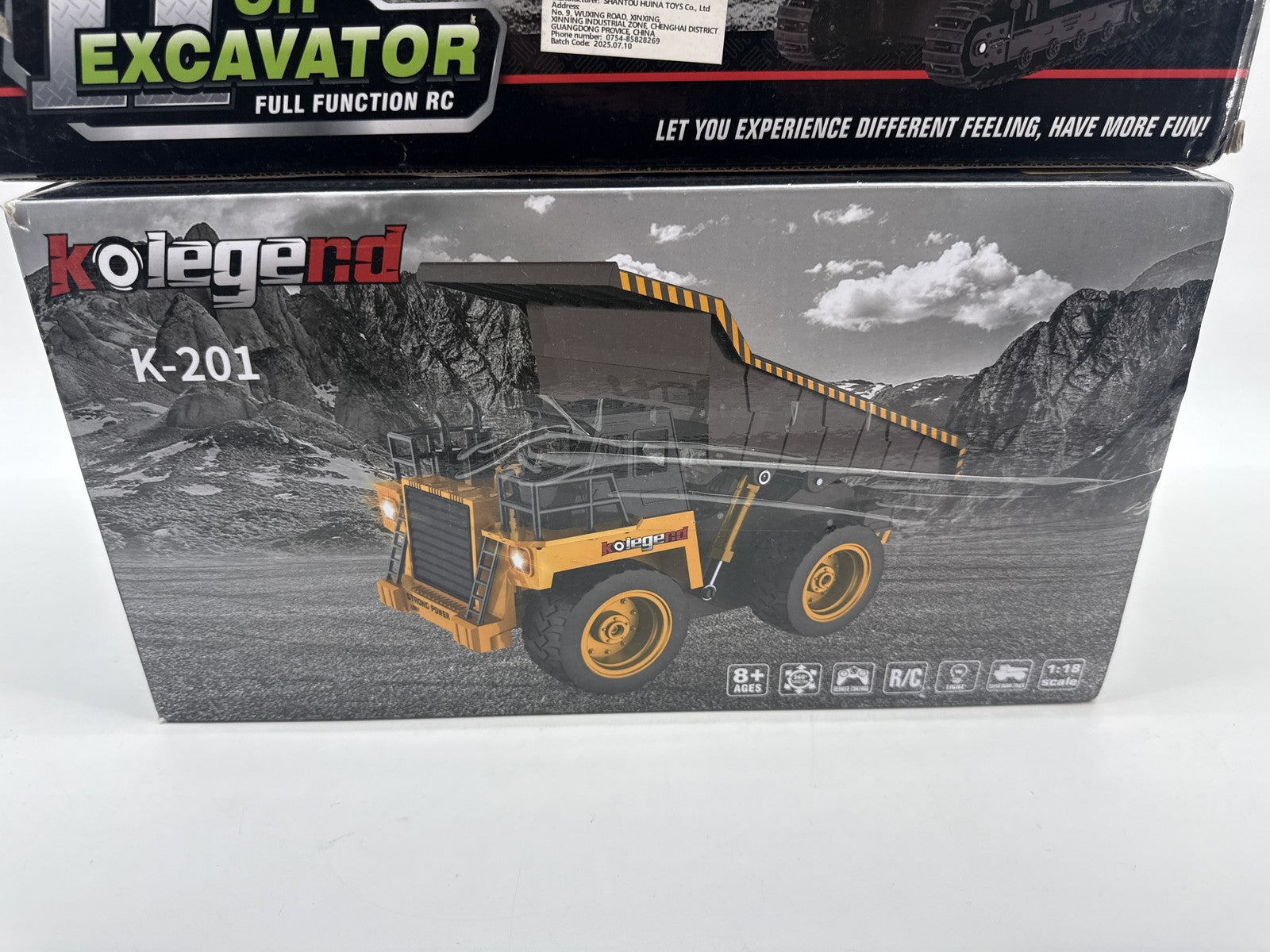 Kolegend RC Construction Vehicle Remote Control Full Function Items Multi color