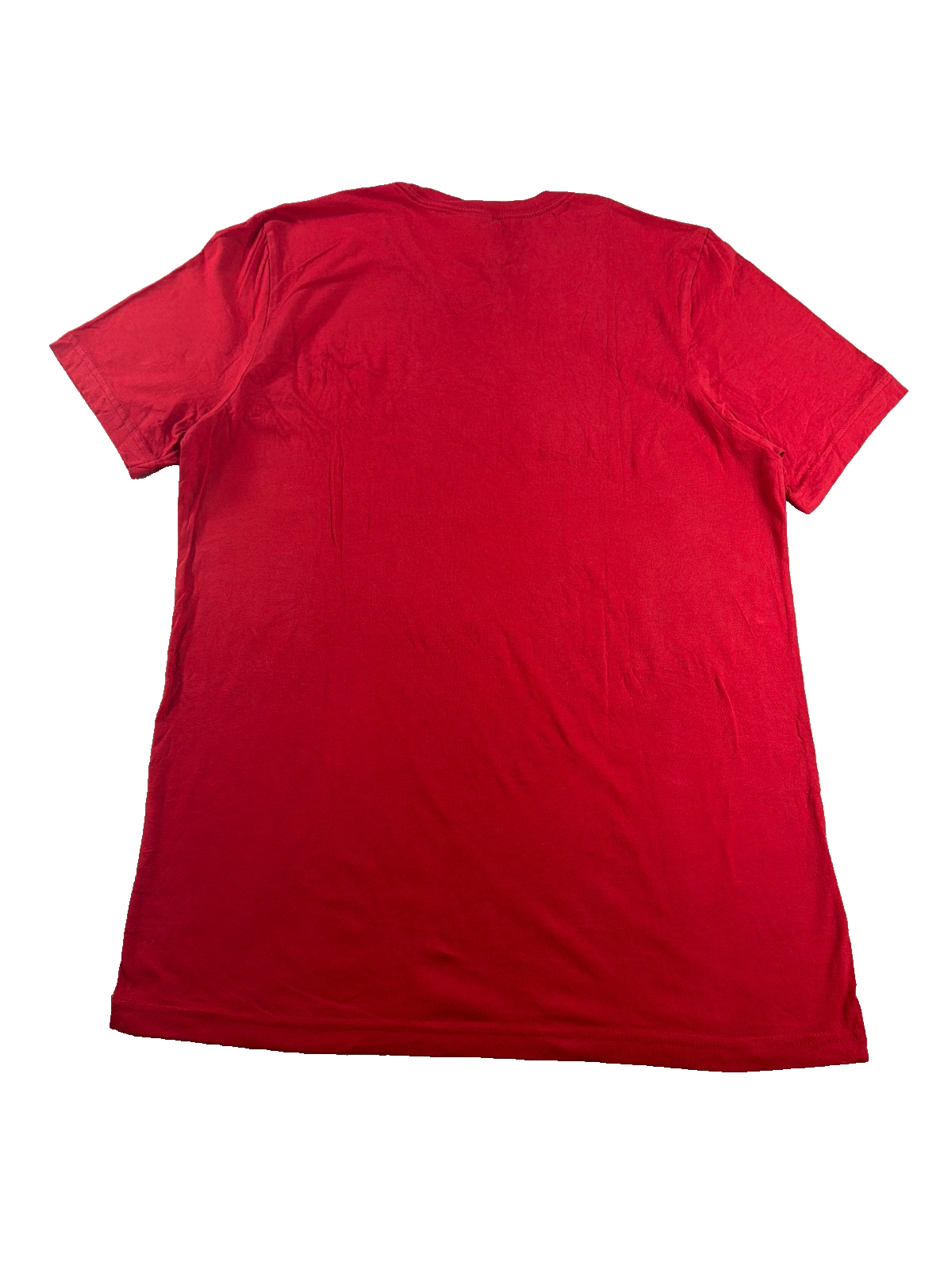 Santa Is It Too Late To Be Good Bella Canvas Tee Unisex Large Red Christmas