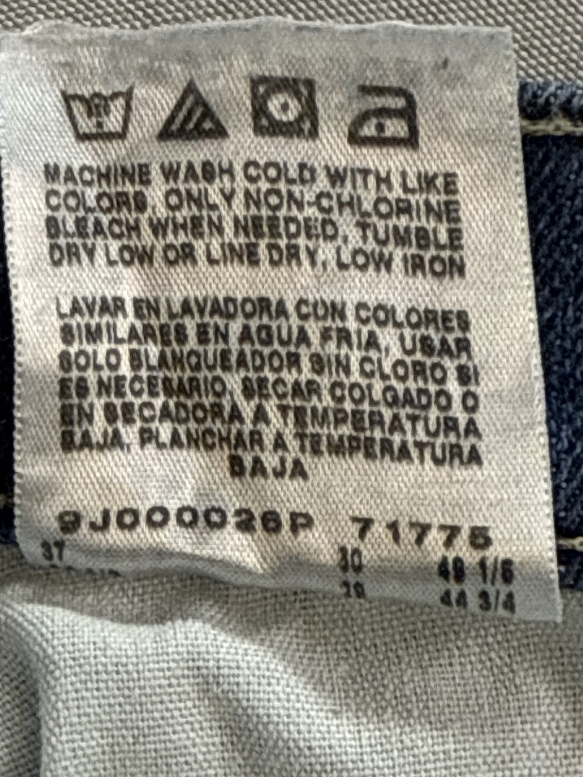 Riders Lee Relaxed Fit Straight Leg Jeans Womens 14P Blue Wash Stretch Denim 14M