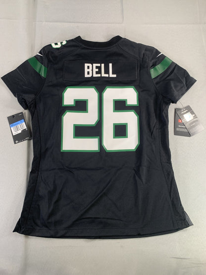 New York Jets Jersey Womens Medium NFL Football Nike On Field Bell 26 Shirt