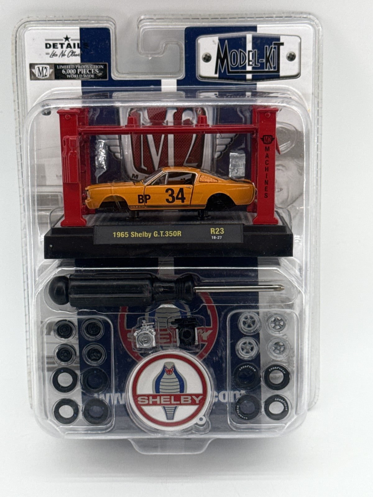 Shelby G.T.350R Model Kit Die Cast Metal Limited Edition Automotive Collectibles