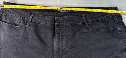 Signature by Levi Strauss Modern Skinny Capri Jeans Womens Plus Black Raw Hem