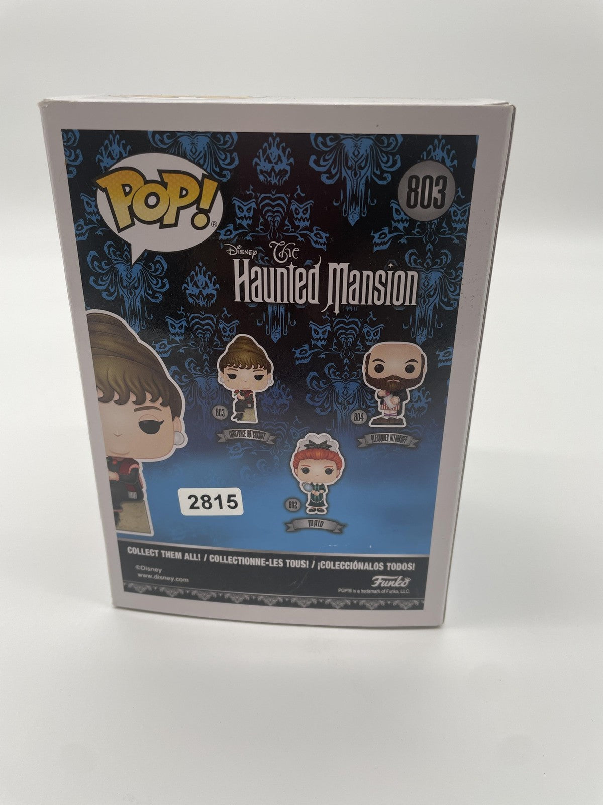 Funko Pop Haunted Mansion Constance Hatchaway 803 Vinyl Figure Multicolor Red
