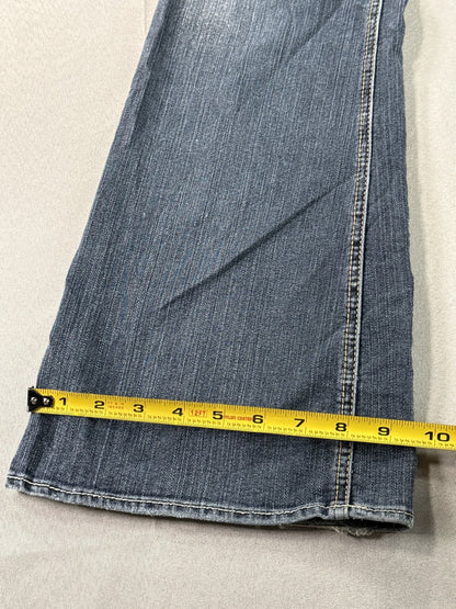 Silver Jeans Co Aiko Bootcut Jeans Womens 32 Blue Denim Low Rise Flare
