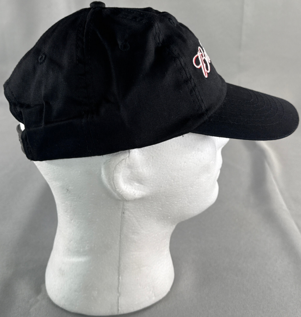 Budweiser vintage Baseball Cap Beer Hat Black Snapback Adjustable OSFA Logo One