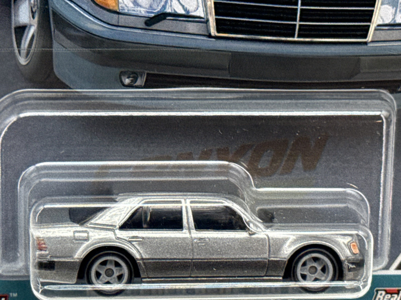 Hot Mercedes Benz Wheels Premium 500 Diecast Car 1:64 Silver Metal