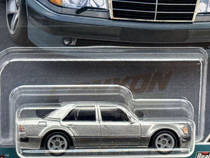 Hot Mercedes Benz Wheels Premium 500 Diecast Car 1:64 Silver Metal