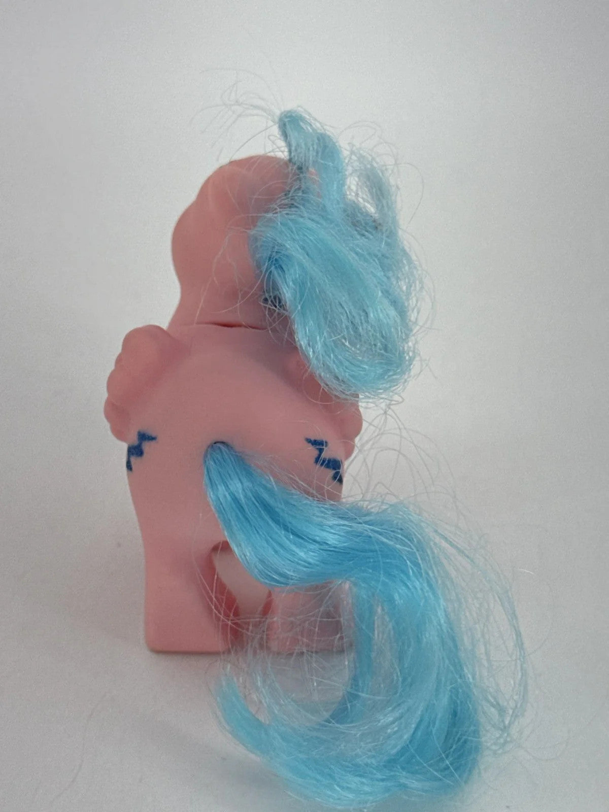 Firefly My Little Pony G1 Pegasus Pink Blue 1983 Hasbro Lightning Bolt MLP White