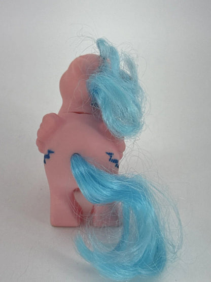 Firefly My Little Pony G1 Pegasus Pink Blue 1983 Hasbro Lightning Bolt MLP White