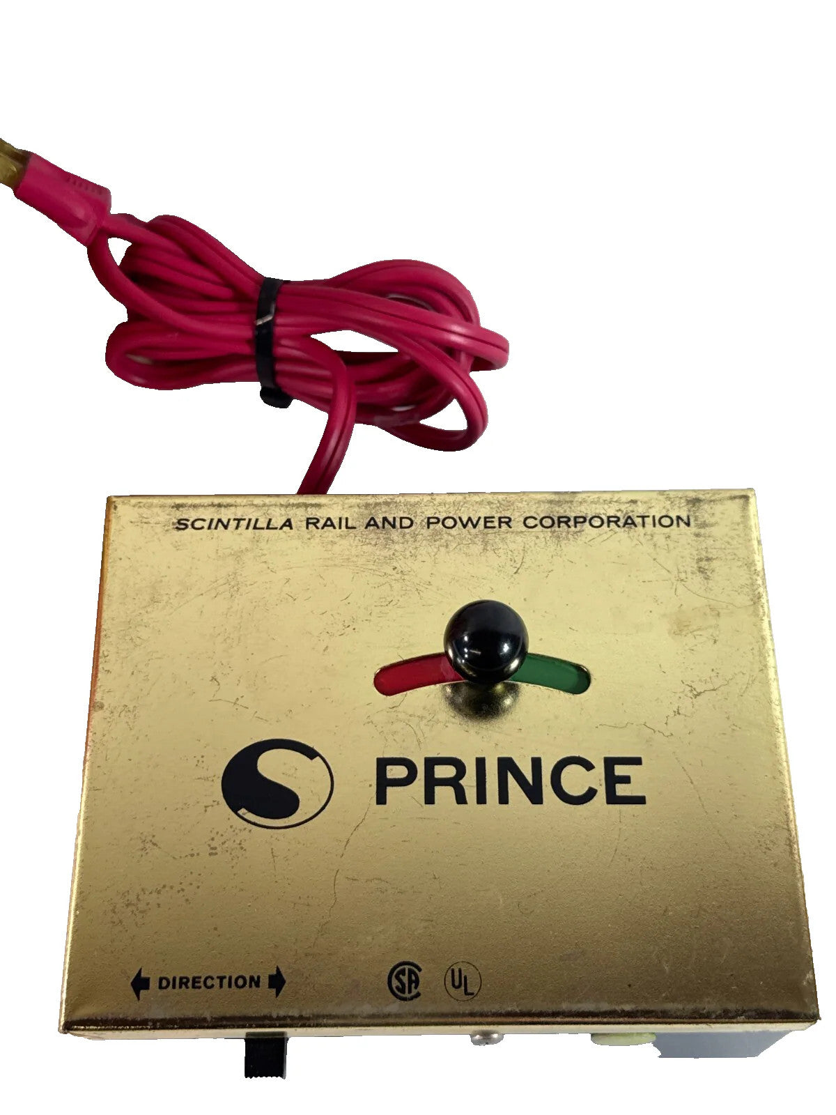 Prince Scintilla Train Transformer No 6001 12V DC Power Supply Vintage USA Made