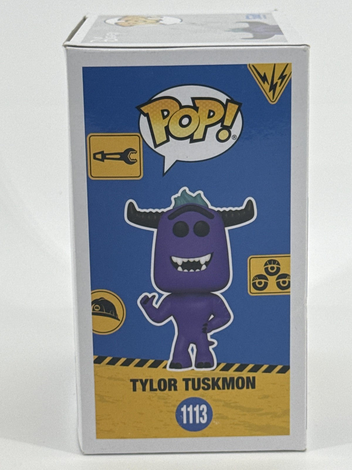 Funko Pop Disney Monsters At Work Tylor Tuskmon #1113 Vinyl Figure Purple Toy