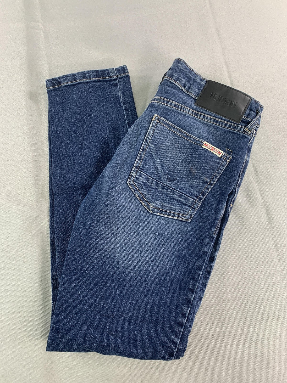 Hudson Jeans Womens 12 Blue Skinny Denim Stretch Mid Rise Classic Casual Black