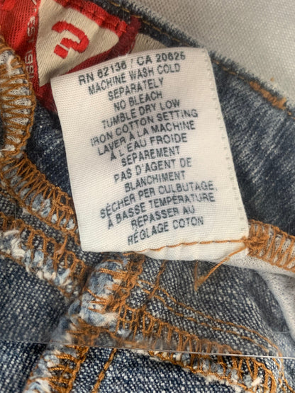 Guess Jeans Starlet Slim Bootcut Women 30x26 Blue Stretch Denim Mid Rise USA 138