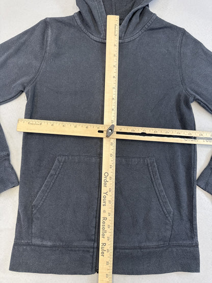 FIT ESSENTIALS YFBT3D99 Zip Up Hoodie M Dark Gray Cotton Polyester Unisex