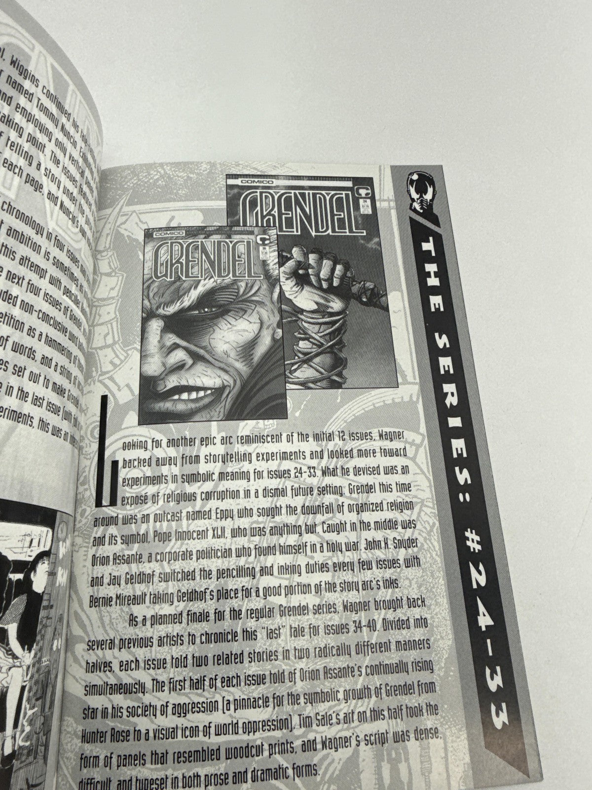 Vintage 1993 Dark Horse Grendel Advance Comics Promo Comic Book Matt Wagner