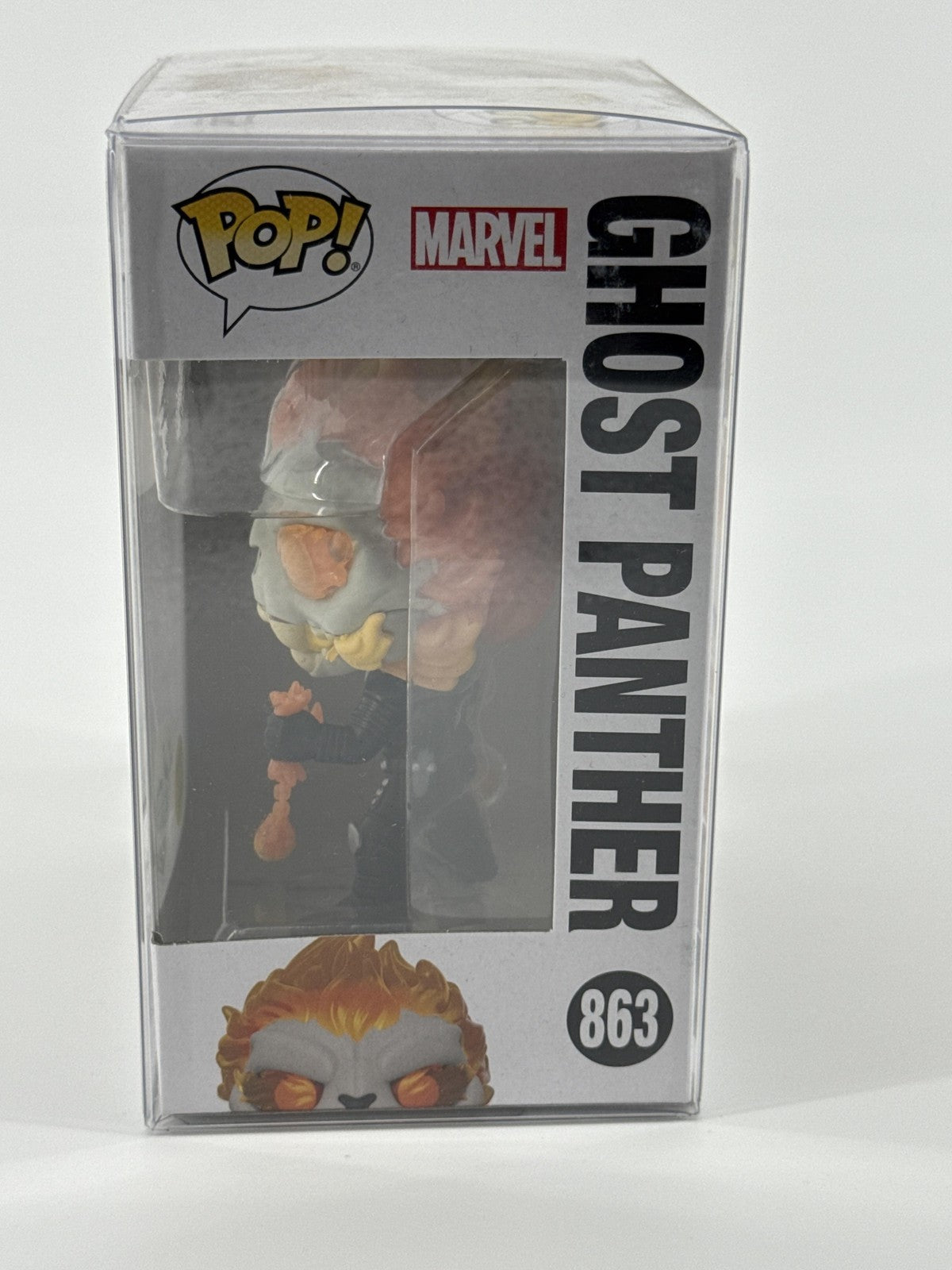 Funko Pop Marvel Ghost Panther 863 GameStop Glow In Dark Multicolor Protector