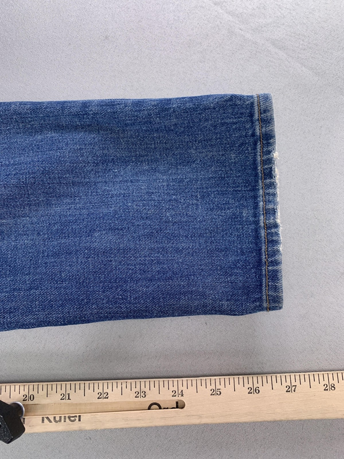J Brand Cropped Ellis Jeans Womens 27 Blue Slim Ankle Denim Rival Medium Wash on